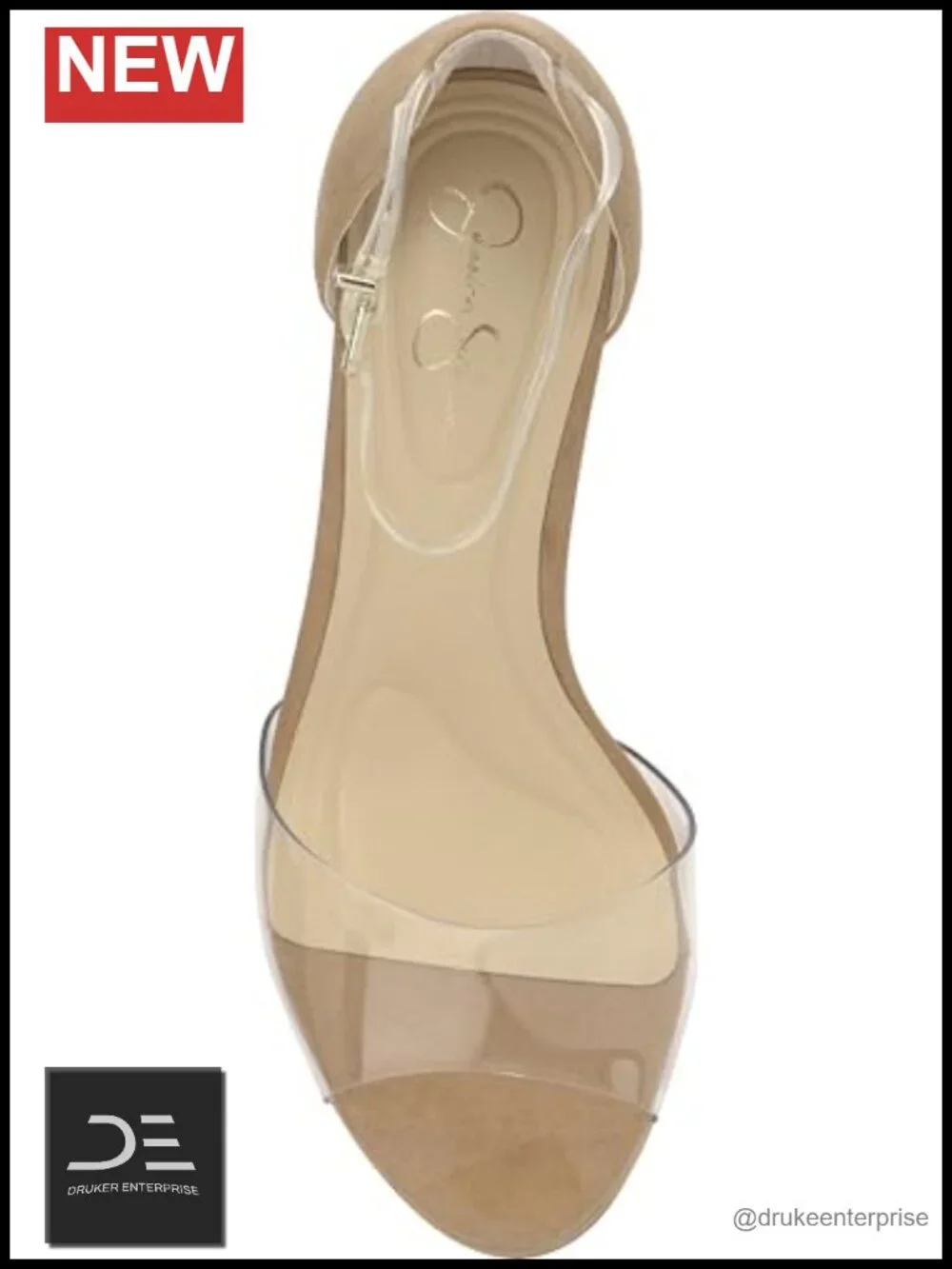 Faux Suede Stiletto Heeled Sandals with Ankle Strap - Open Toe